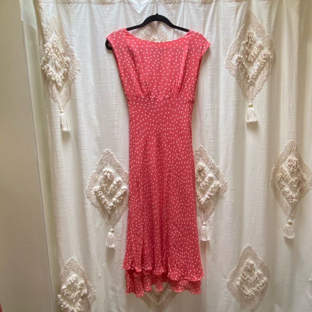 Vintage Silk Midi Dress